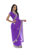 Lovely Lavendar Partywear Sari