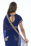 Romantic Starry Night Partywear Sari