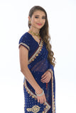 Romantic Starry Night Partywear Sari