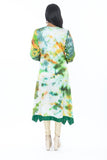 Mango Splash Watercolor Kurti Salwar Kameez
