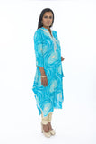 Turquoise Dreams Kurti Salwar Kameez