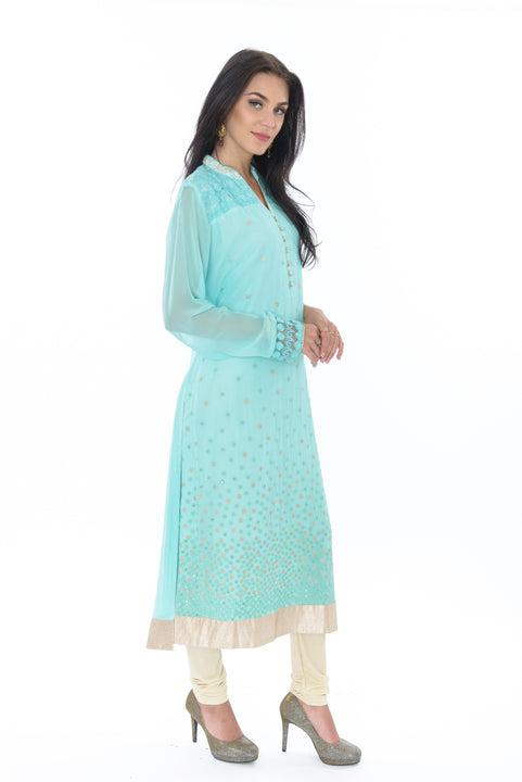 Tahitian Breeze Kurti Salwar Kameez