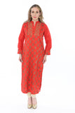 Imperial Cardinal Red Kurti Salwar Kameez