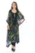 Modern Lime Geometric Print Kaftan Style Kurti Salwar Kameez