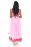 Pink Blossom Indo-Western Anarkali Gown