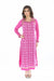 Sweet Pink and Gold Long Kurti Salwar Kameez