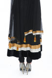 Beautiful Black Anarkali with Stonework Neckline