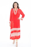 Cherry Blossom Long Kurti Salwar Kameez 