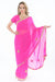 Enticing Pink with Stonework Border Pre-Stitched Ready-Made Sari