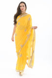 Golden Glow Ready-Made Sari