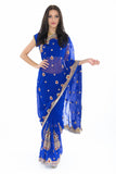 Beautiful In Blue Ready-Made Sari-SNT10175