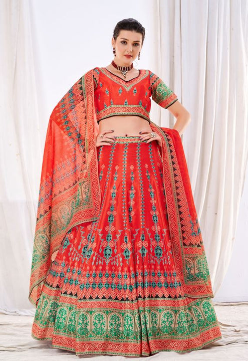 Mesmerizing Day Brightening Party Wear Stone Work Lehenga Choli SNT-50006