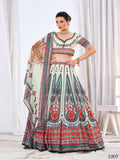 Ravishing & Elegant Party Wear Stone Work Lehenga Choli SNT-50004