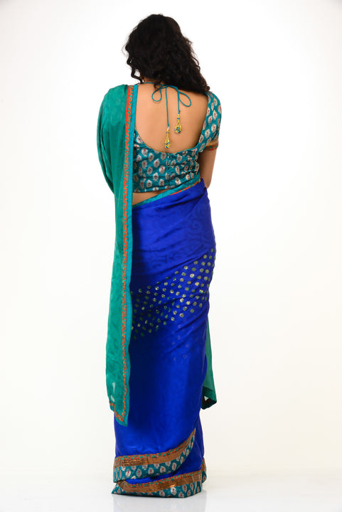 Stylish Peacock Saree