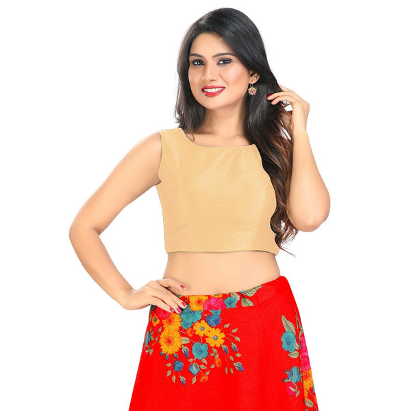 Indian Women Partywear Crop Top With Skirt Set Girls Designer