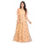 Stunning Golden Peach Lightweight Lehenga with Long Sleeveless Blouse - SNT11037