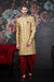 Imperial Gold Indian Wedding Sherwani For Men - WS135045SNT