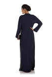 Hand Embroidered Midnight Blue Tunic