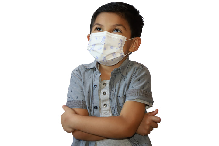 Kids Disposable 3 Ply Face Mask 50 Pcs (Pack) Medical Grade Non Woven 3-PLY BFE 98%