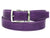 PAUL PARKMAN Men's Leather Belt Hand-Painted Purple (ID#B01-PURP)