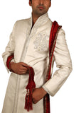 Charming Indian Wedding Fog Colour Sherwani For Men