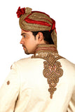 Marvelous Indian Wedding Cream Sherwani For Men