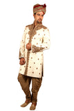 Marvelous Indian Wedding Cream Sherwani For Men