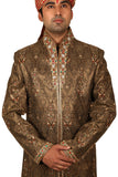 Modish Indian Wedding Copper Sherwani For Men