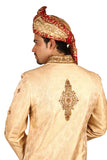 Beautiful Indian Wedding Groom Gold Sherwani For Men BL2041SNT