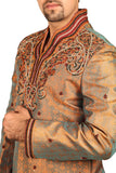 Graceful Designer Indian Wedding Peru Sherwani For Men