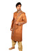 Ideal Designer Indian Wedding Dark Orange Sherwani For Men