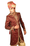 Magnificent Indian Wedding Maroon Sherwani For Men