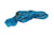 Aqua Blue Diamond Pleating Khesh Stole