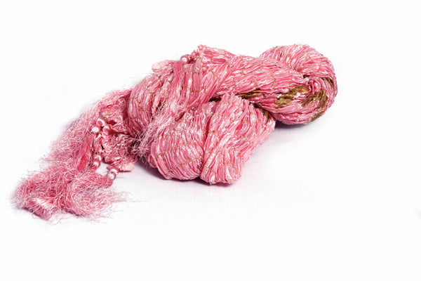 Ethnic Pink Elegant Khesh Stole