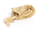 Cream Elegant Khesh Stole