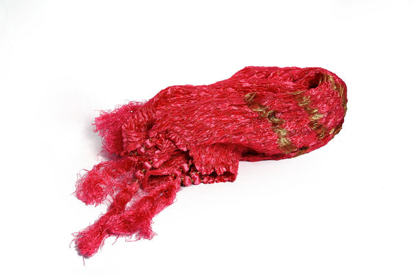 Rose Color Elegant Khesh Stole