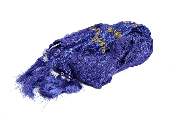 Indigo Blue Elegant Khesh Stole