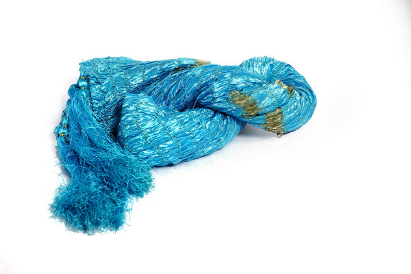 Firozi Blue Elegant Khesh Stole
