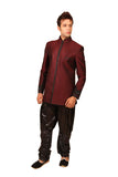 Modern Maroon Indowestern Sherwani for Men