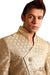 Gold With Silver Indo-Western Sherwani for Men