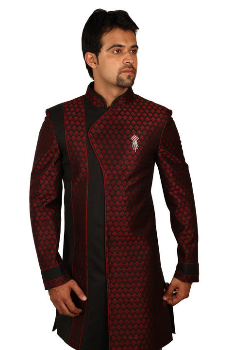 Saris and Things Fabulous Indo-Western Sherwani for Men BL1037SNT