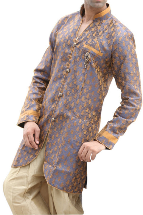 Smart Indian Wedding Indo-Western Sherwani for Men