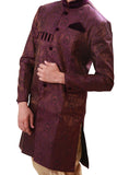 Velvet Work Indian Wedding Indo-Western Sherwani for Men