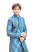 Blue Indian Wedding Indo-Western Sherwani for Men