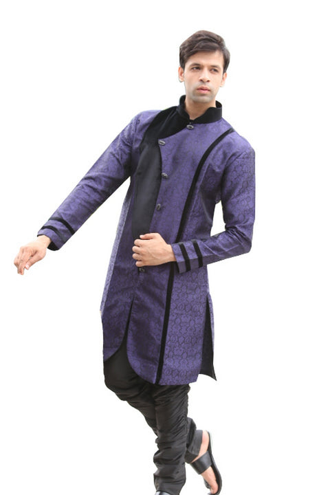 Stylish Indian Wedding Indo-Western Sherwani for Men