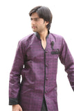 Lavender Indian Wedding Indo-Western Sherwani for Men