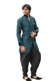 Rama Green Indian Wedding Indo-Western Sherwani for Men