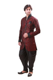 Maroon Indian Wedding Indo-Western Sherwanifor Men