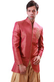 Oriental Fuschia Indian Wedding Beautiful Indo-Western Sherwani for Men