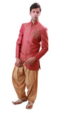 Oriental Fuschia Indian Wedding Beautiful Indo-Western Sherwani for Men